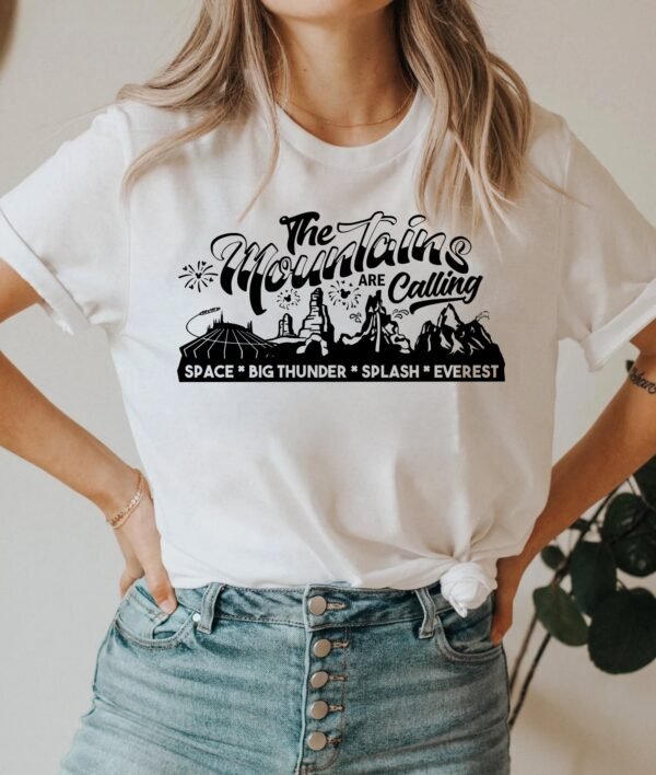 The Mountains Are Calling Shirt, Mountains Rides Shirt, Family Trip Shirt, Vacation Shirt, Park Shirt, Women's Shirt, Unisex Shirt - Image 3