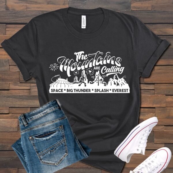 The Mountains Are Calling Shirt, Mountains Rides Shirt, Family Trip Shirt, Vacation Shirt, Park Shirt, Women's Shirt, Unisex Shirt - Image 2